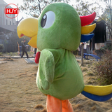 angry bird design moving mascot